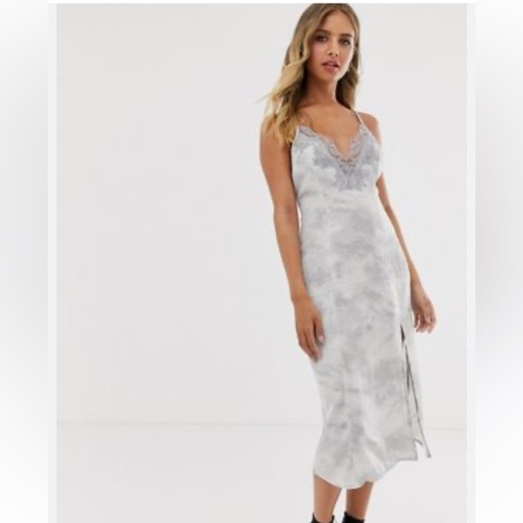 Free People Dresses & Skirts - Free People Intimately NWT Chasing Shadows Midi Tie Dye Slip Dress